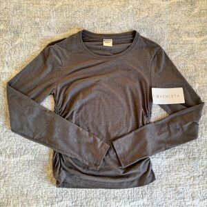 Athleta With Ease Long Sleeve Cinch Top